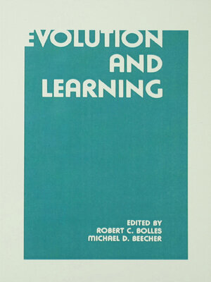 cover image of Evolution and Learning